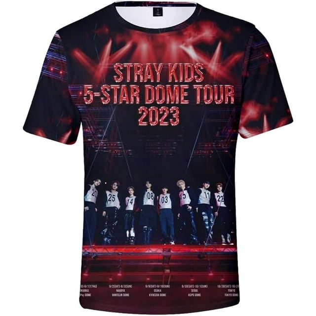 Stray Kids 5Star Dome Tour tShirt Straykids Dome Tour t Shirt 3D