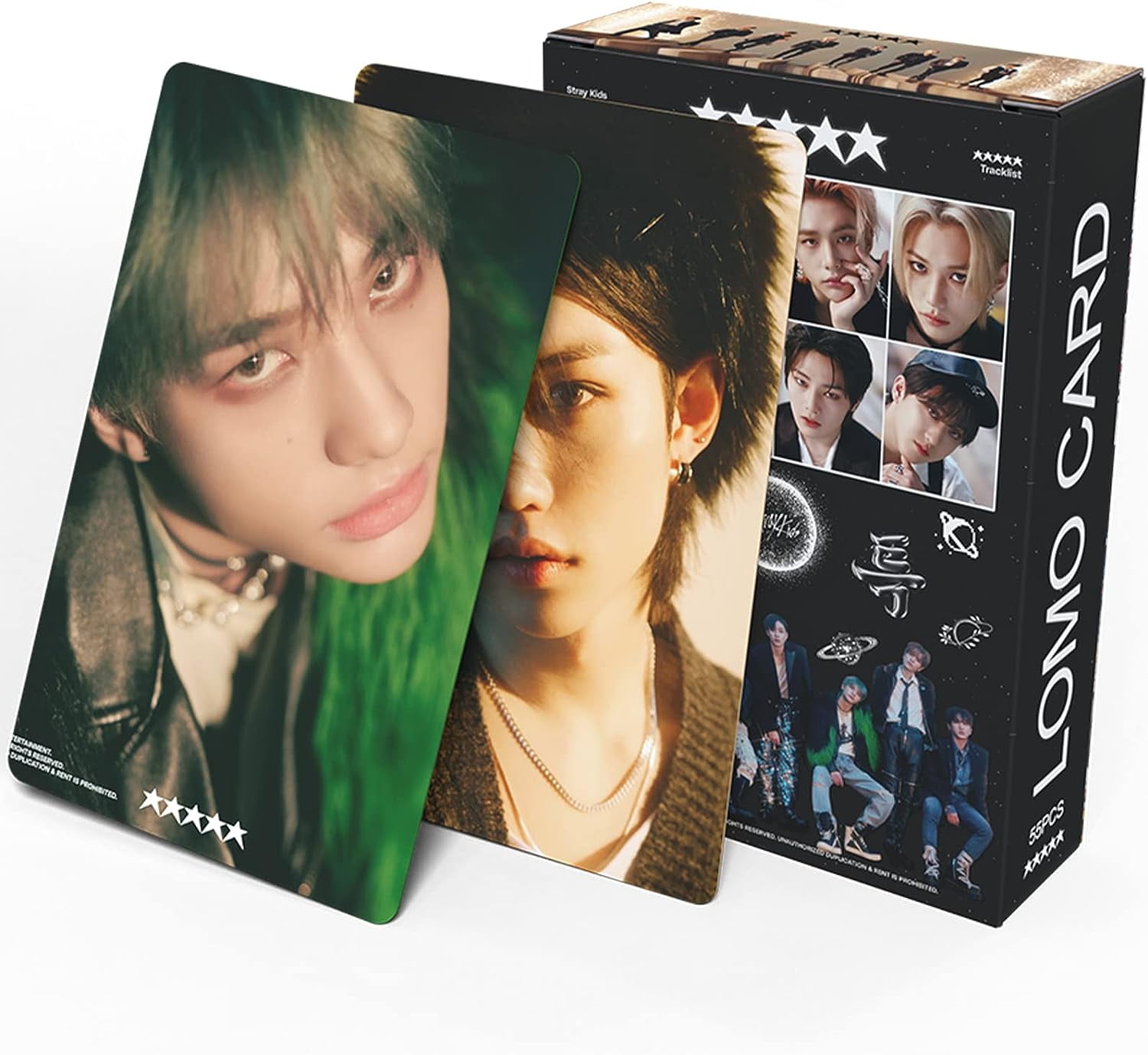 Stray Kids 5 star photocards new album lomo card set skz's