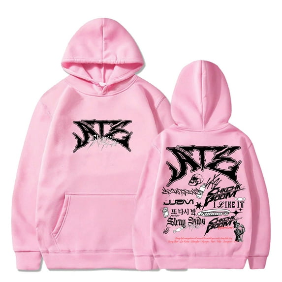Stray Kids Ate Hoodie Dominate World Tour 2024 Long Sleeve Streetwear Women Men Hooded Sweatshirt