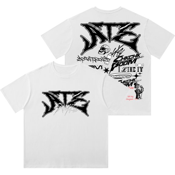 Stray Kids Ate Tracklist Vintage Wash Tee SKZ Cotton T-Shirts Unisex Fashion Kpop Short Sleeve Top