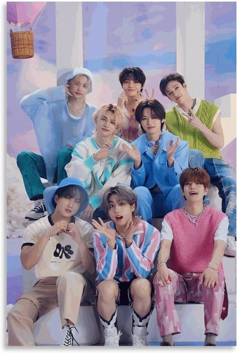 Stray Kids Boy Group Vintage Aesthetic Poster Poster Decorative Room