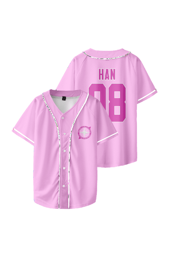 Stray Kids Chaotic SKZ Baseball Jersey Dominate World Tour 2025 Merch Tee Cosplay Unisex Fashion Jersey