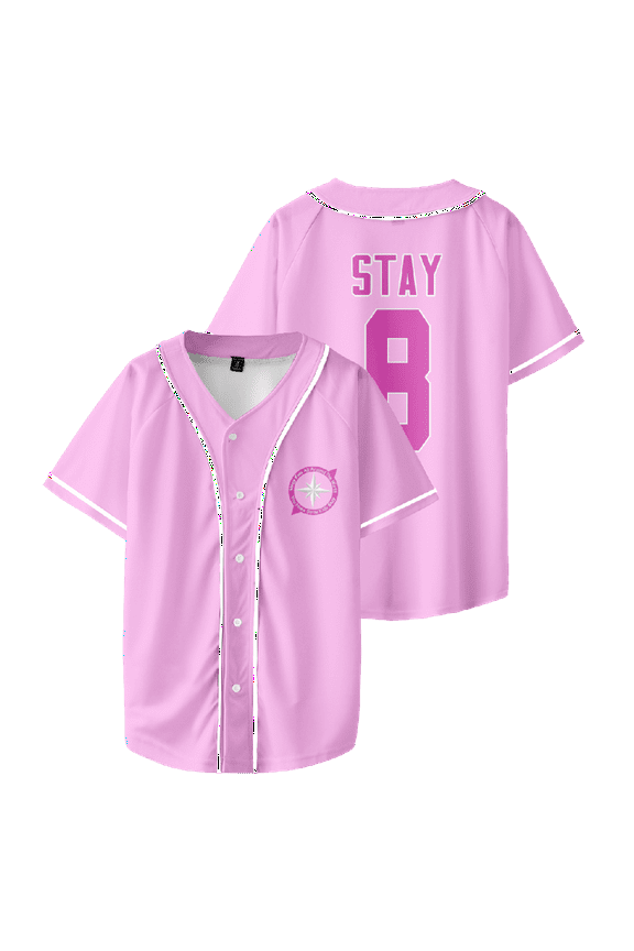Stray Kids Chaotic SKZ Baseball Jersey Dominate World Tour 2025 Merch Tee Cosplay Unisex Fashion Jersey