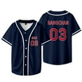 thumbnail image 1 of Stray Kids Chaotic SKZ Baseball Team Jersey Dominate World Tour Merch Unisex Fashion Kpop T-Shirts, 1 of 6