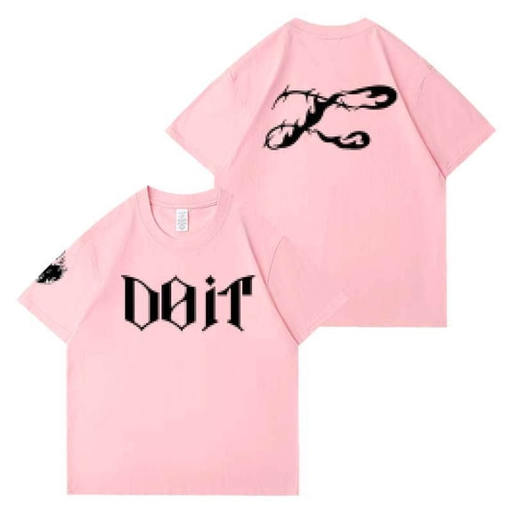 Stray Kids "DOIT" Pink T-Shirt - K-Pop Fan Merch, 100% Cotton Short Sleeve Tee with Back Graphic, Unisex S-3XL Gift for Teens & Concert Goers