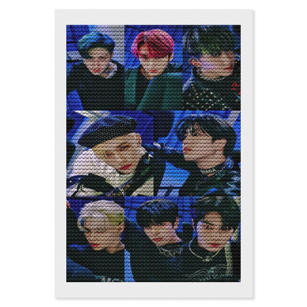Stray Kids Diamond Art Kits for Adults DIY 5D Diamond Dots