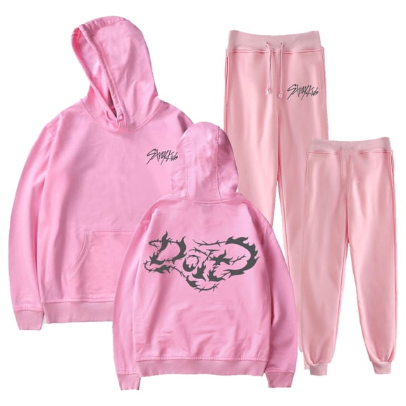 Stray Kids Do It Album Hoodie Jogger Pants Two Piece Sets Sweatshirts Sweatpants Women Men's Set