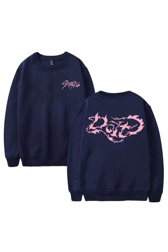 Stray Kids Do It Album Merch Crewneck Long Sleeve Streetwear Women Men Pullover Sweatshirt