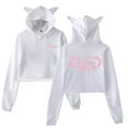 thumbnail image 1 of Stray Kids Do It Album Merch Hoodie Cat Ears Hooded Sweatshirt Long Sleeve Crop Top Women's Clothes, 1 of 3