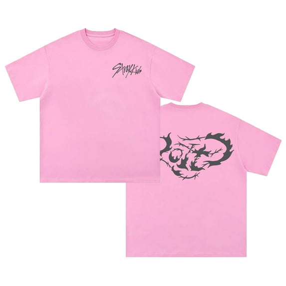 Stray Kids Do It Album Merch T-shirt Crewneck Short Sleeve Cotton Tee Women Men Streetwear Tops