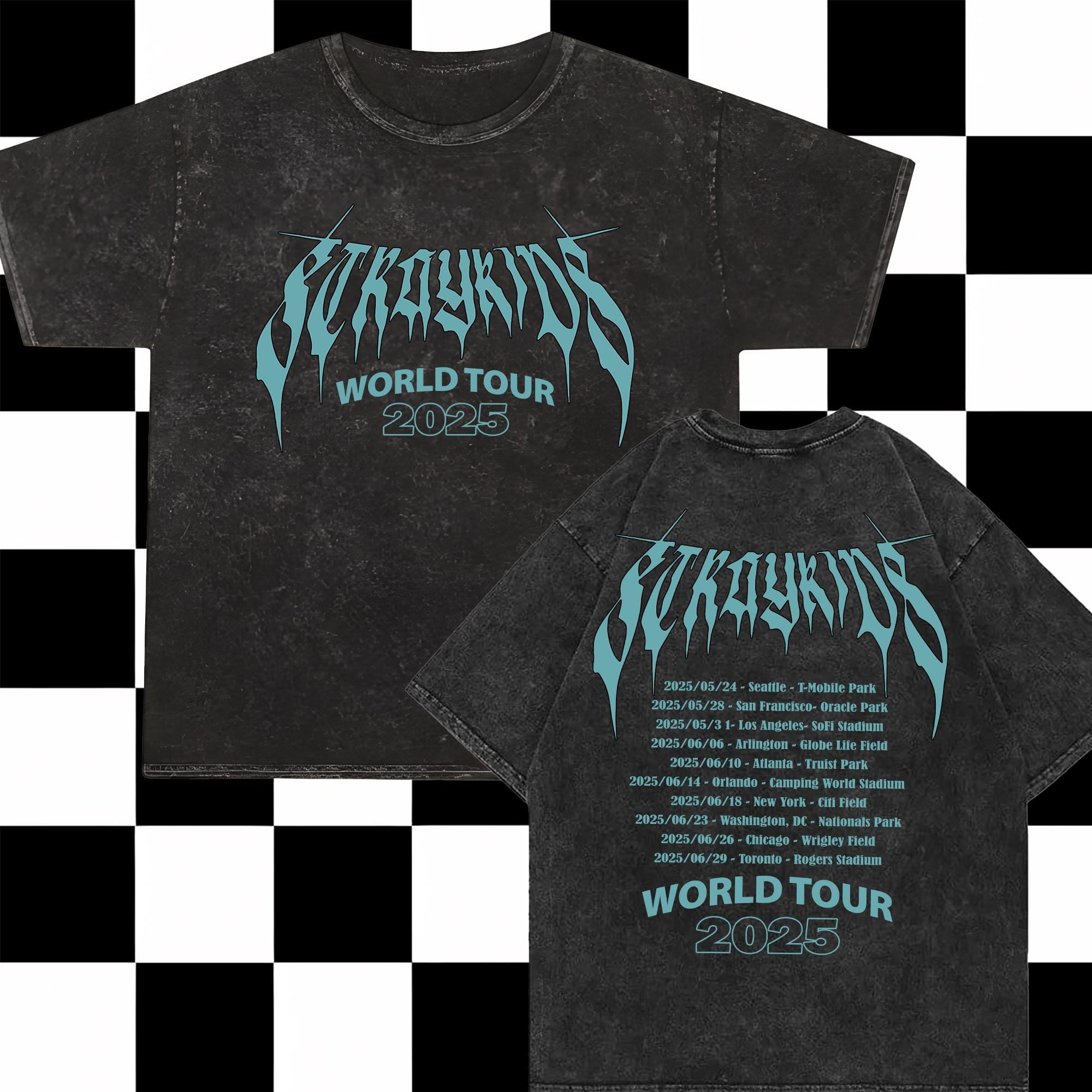 Maglia San Francisco Giants X Stray Kids – Tour Mondiale – Personalizzabile Con Nome E Numero – Taglie Fino A 5XL