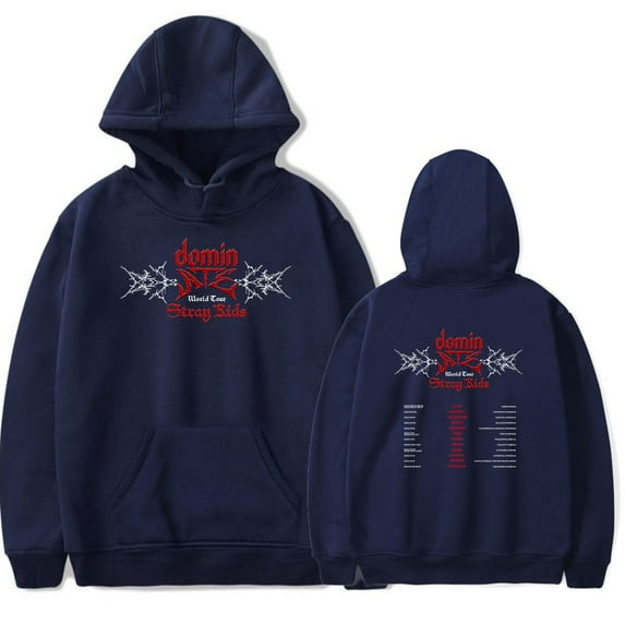 Stray Kids Domiate World Tour Hoodie Merch Men/Women Unisex Long Sleeve Sweatshirt Pullover Fashion Streetwear