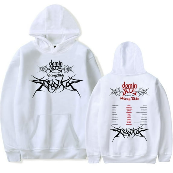 Stray Kids Domiate World Tour Merch Hoodie Men/Women Unisex Winter Long Sleeve Sweatshirt Pullover Fashion Streetwear