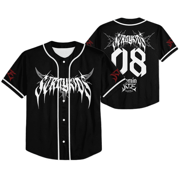 Stray Kids DominATE Baseball Jersey StrayKids DominATE World Tour 2025 Jersey Shirt Kpop Jersey SKZ Merch Gift For Fan