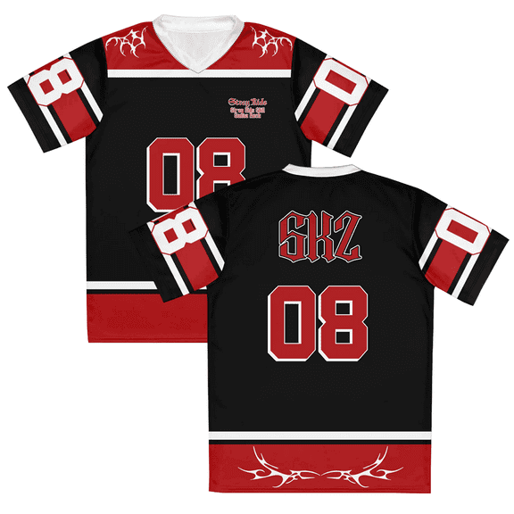 Stray Kids Dominate World Tour 2025 Jersey SKZ Football Jersey Trendy Tee Unisex Tops Harajuku