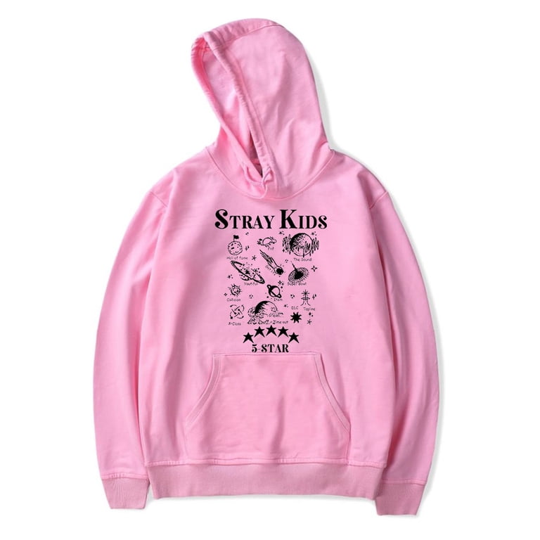 Stray Kids Five Star Hoodie Women Men Long Sleeve Pullover Hooded