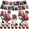 thumbnail image 1 of Stray Kids Hyun-Jin 24PC SHappy Birthday Cake Topper and Cupcake Toppers Set for Party Decorations Durable Reusable Supplies for Birthday Celebrations, 1 of 4