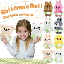 Stray Kids Adorable Animal Plush Doll with Soft Stuffing Huggable Toy for Kids and Adults Cute Cartoon Character Design Perfect for Gifts