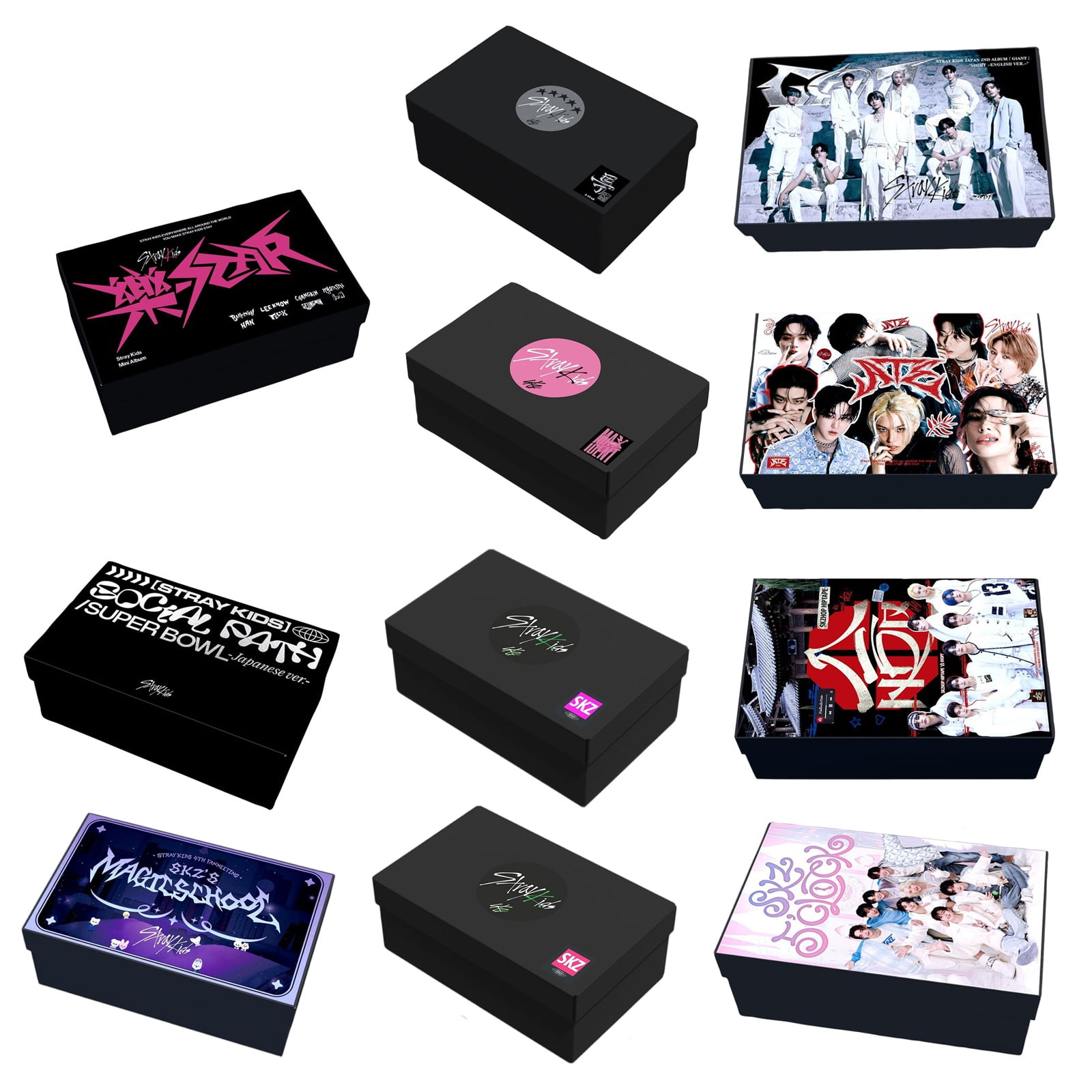 k-pop グッズ Stray Kids -SKZOO K-Pop Merchandise Gift Box Set with Photo Cards