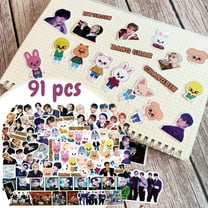 Stray Kids K-Pop Idol Sticker Pack 100PCS Waterproof Vinyl Stickers for Scrapbooking Laptop Phone Skateboard Luggage DIY Decor Removable and Durable Fan Merchandise Collection