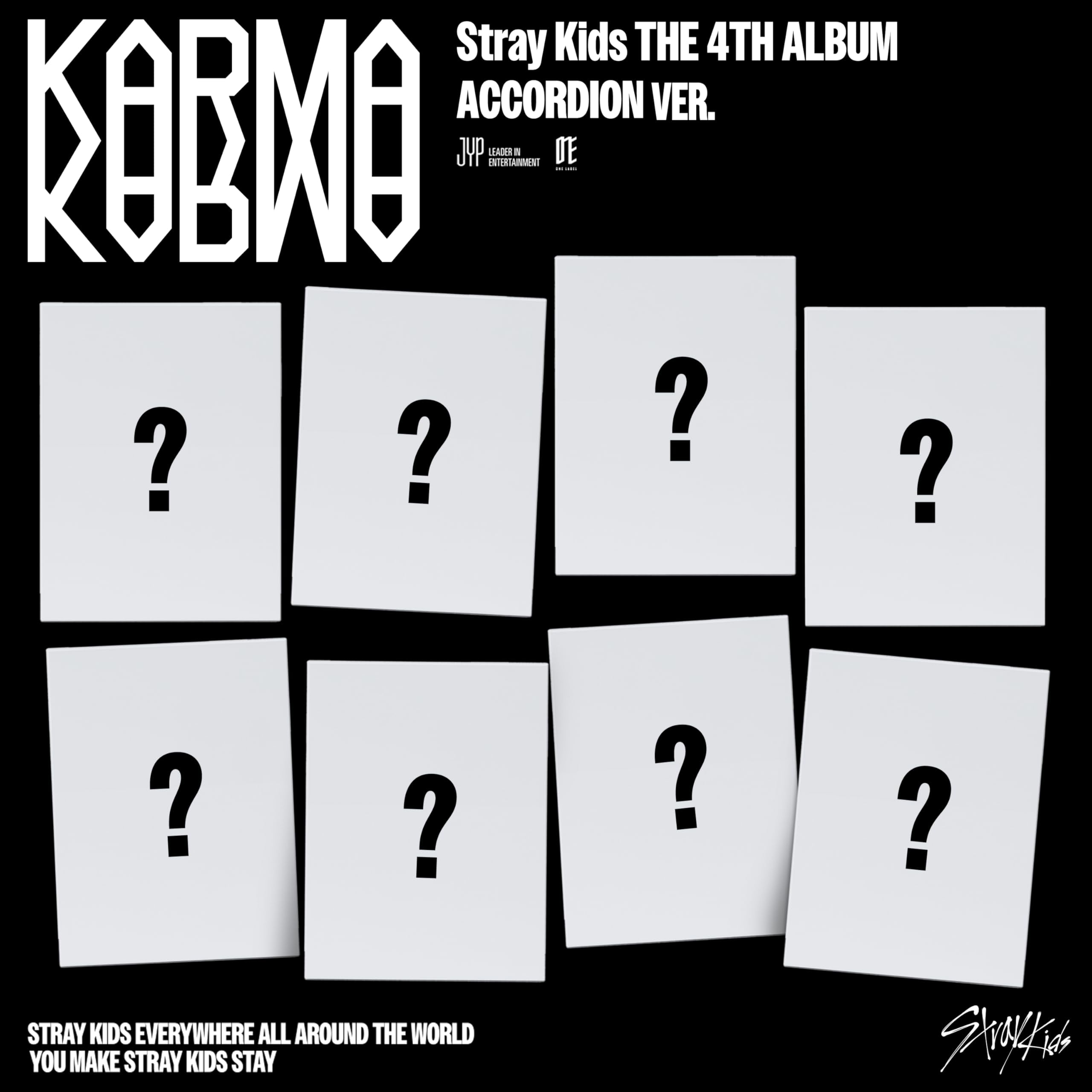 STRAY KIDS Stray Kids KARMA 4th Full Album ACCORDION - LEE KNOW Ver. (CD)
