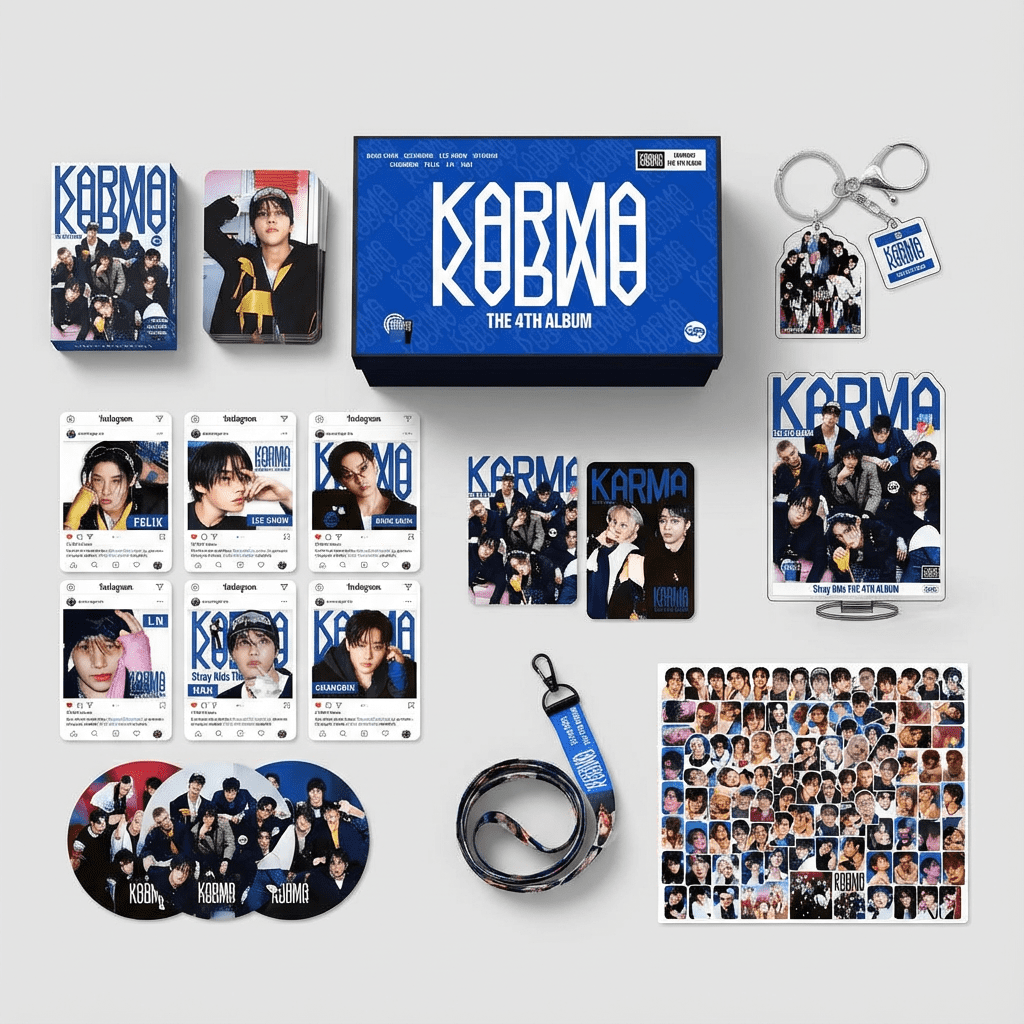 Stray Kids Karma Themed Merchandise Gift Box, K-pop Fan Essential