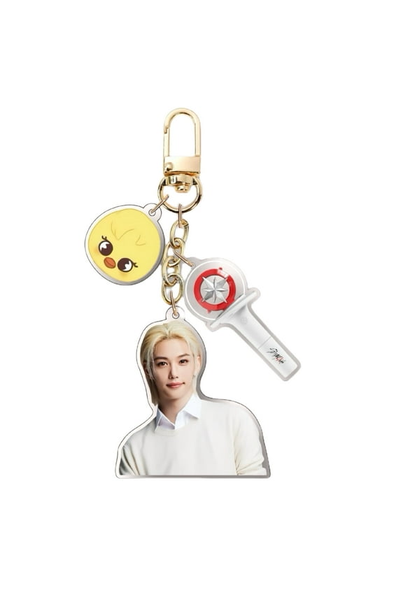 Stray Kids Keychain with “SKZO” Charm for STRAY, SK-ZOO Merch Merchandise SKZ Backpack Pendant