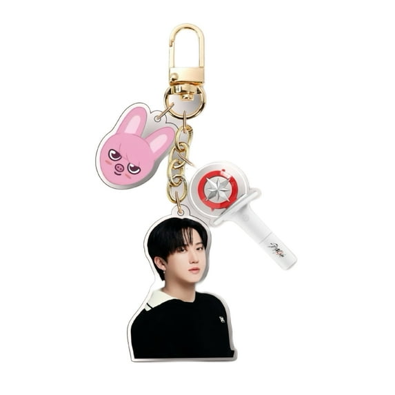 Stray Kids Keychain with “SKZO” Charm for STRAY, SK-ZOO Merch Merchandise SKZ Backpack Pendant