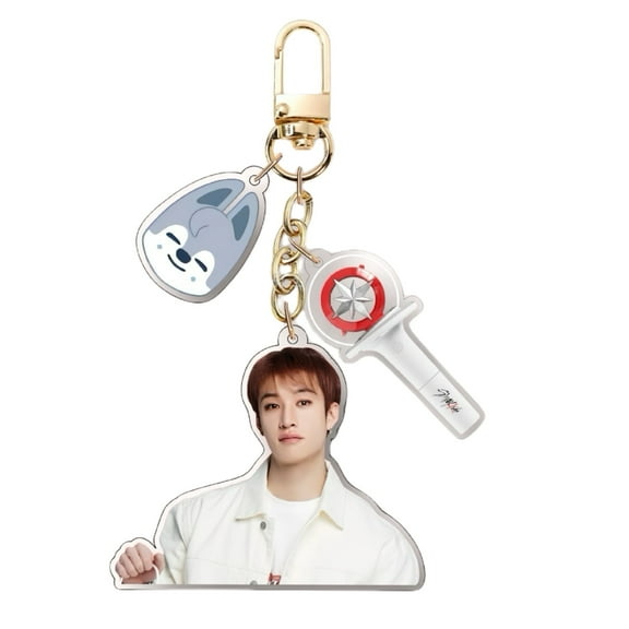 Stray Kids Keychain with SKZO Charm for STRAY, SK-ZOO Merch Merchandise SKZ Backpack Pendant