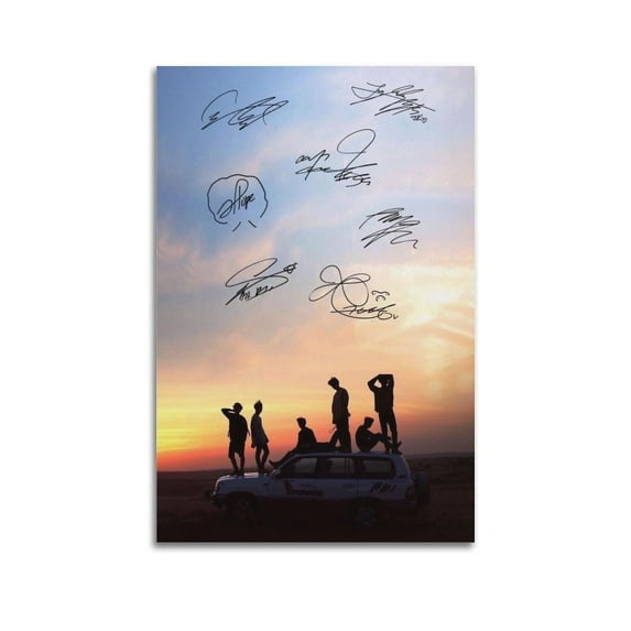 Stray Kids Korean Boy Band Kpop Poster Poster Album Cover Posters for Bedroom Wall Art Canvas Posters Music Album Cover Poster