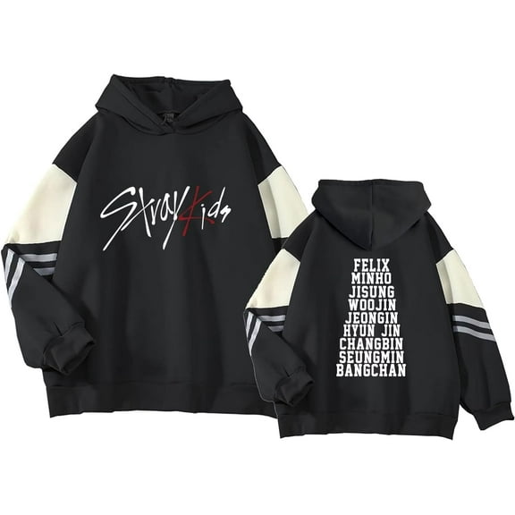 Stray Kids Kpop Bangchan Felix Hyunjin Hoodies Merch For Women/Men Cosplay Long Sleeve Sweatshirt Streetwear