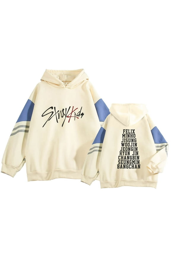 Stray Kids Kpop Bangchan Felix Hyunjin Hoodies Merch For Women/Men Cosplay Long Sleeve Sweatshirt Streetwear