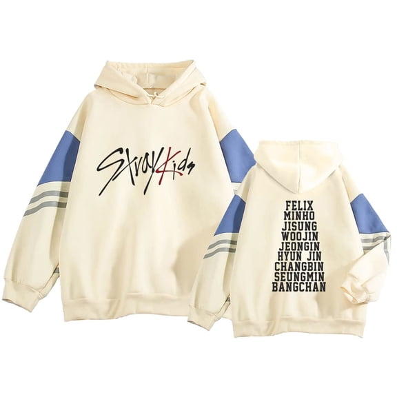 Stray Kids Kpop Felix Hyunjin Hoodies Merch Unisex Cosplay Long Sleeve Sweatshirt Streetwear