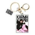 thumbnail image 1 of Stray Kids Kpop Idol Karma Lettering Keychain with Stylish Figure Design Durable Metal Key Ring for Everyday Use, 1 of 3