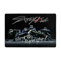 Stray Kids Large Rug Anime Flannel Door Mat Bathroom Rugs Kitchen Rugs Velvet Carpet Floor Mat for Bedroom 36"x24"