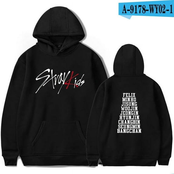 Stray Kids MAXIDENT Kpop Hoodie Winter SKZ Merch Sweatshirt Unisex Streetwear Long Sleeve Pullovers