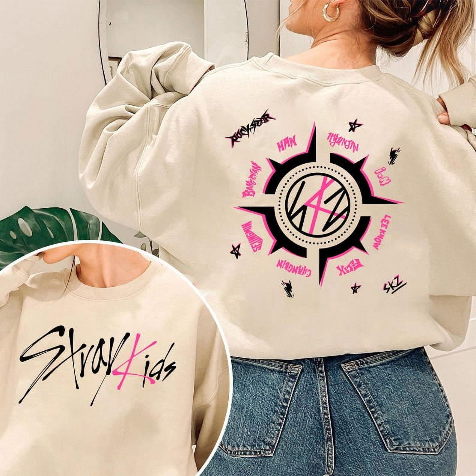 Stray Kids Multifunctionele Munt Purse Pluche Skzoo Cartoon Dieren Briefpapier Tas SKZ Cartoon Telefoon Rugzak voor Fans Kinderen, Leebit