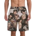 thumbnail image 1 of Stray Kids Men's Swim Trunks Quick Dry Beach Board Shorts with Pockets Mesh Lining Bathing Suits, 1 of 7