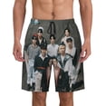 thumbnail image 1 of Stray Kids Men's Swim Trunks Quick Dry Beach Board Shorts with Pockets Mesh Lining Bathing Suits, 1 of 7