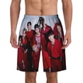 thumbnail image 1 of Stray Kids Men's Swim Trunks Quick Dry Beach Board Shorts with Pockets Mesh Lining Bathing Suits, 1 of 7