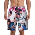 thumbnail image 1 of Stray Kids Men's Swim Trunks Quick Dry Beach Board Shorts with Pockets Mesh Lining Bathing Suits, 1 of 7