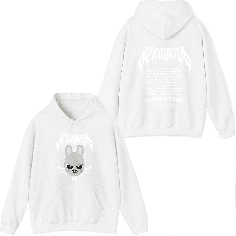 Stray Kids Merch 2025 World Tour Chang Bin Hoodie Fashion