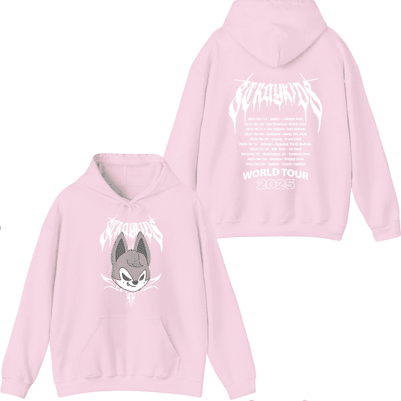 Stray Kids Merch 2025 World Tour Chris Hoodie Fashion Unisex Men Women Long Sleeve Pullover Tops