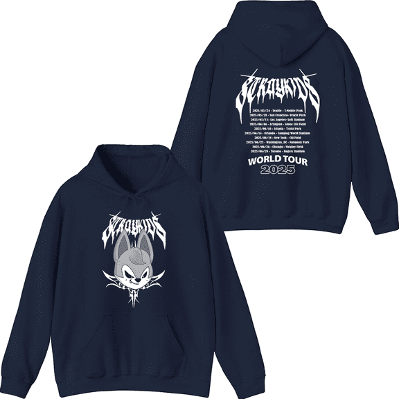 Stray Kids Merch 2025 World Tour Chris Hoodie Fashion Unisex Men Women Long Sleeve Pullover Tops