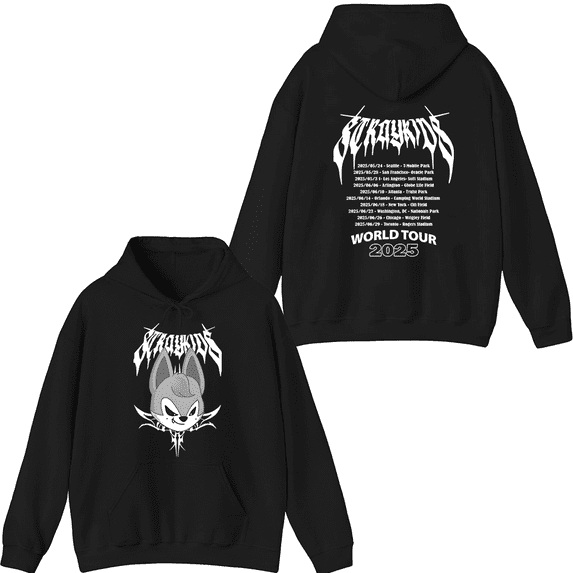 Stray Kids Merch 2025 World Tour Chris Hoodie Fashion Unisex Men Women Long Sleeve Pullover Tops