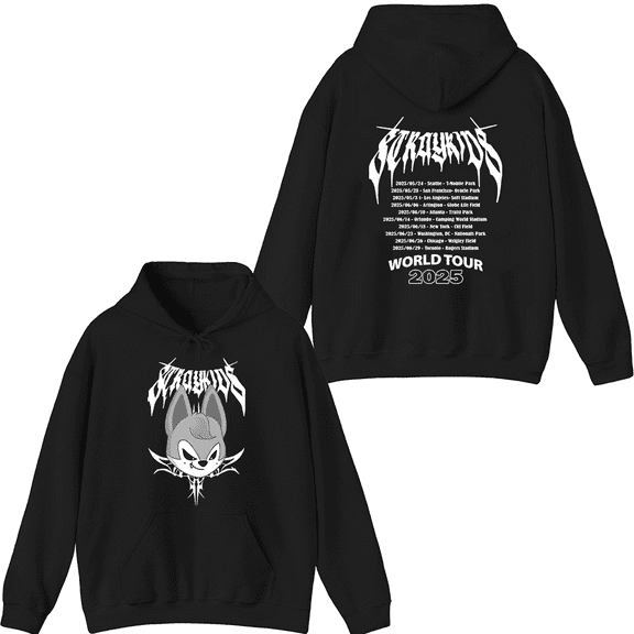 Stray Kids Merch 2025 World Tour Chris Hoodie Fashion Unisex Men Women Long Sleeve Pullover Tops