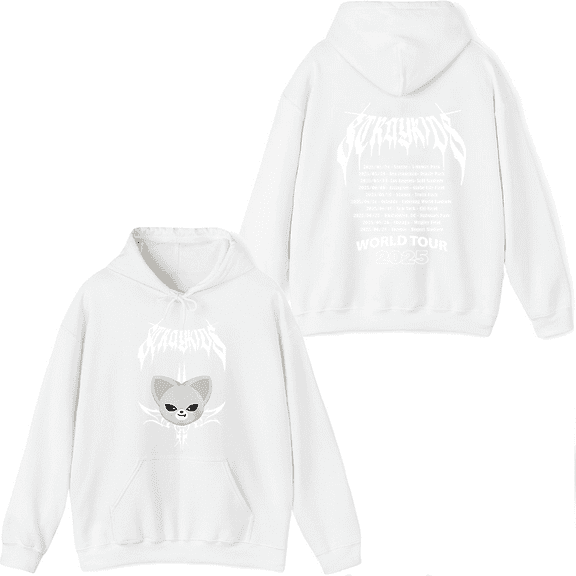 Stray Kids Merch 2025 World Tour I.N Hoodie Fashion Unisex Men Women Long Sleeve Pullover Tops