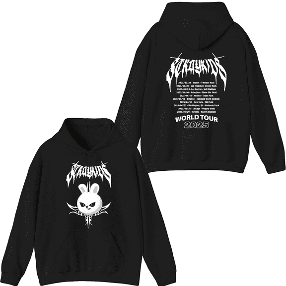 Stray Kids Merch 2025 World Tour Lee Know Hoodie Fashion Unisex Men Women Long Sleeve Pullover Tops