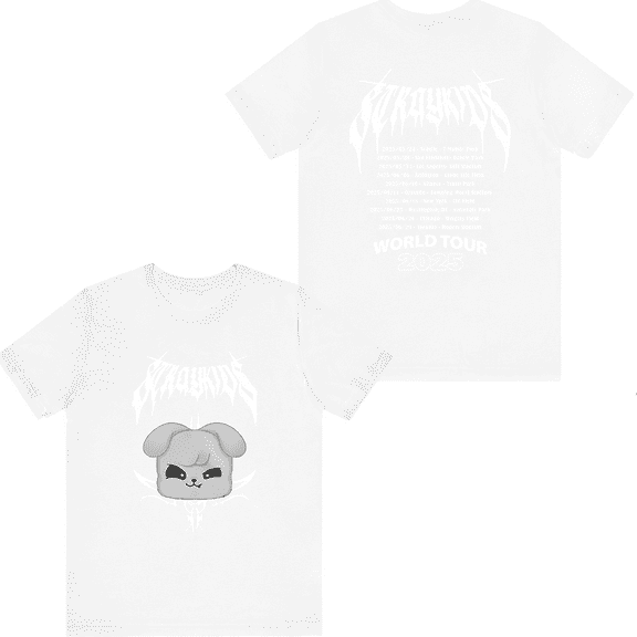 Stray Kids Merch 2025 World Tour Seung Min T-shirt Fashion Men Women Short Sleeve Casual Graphic Tee