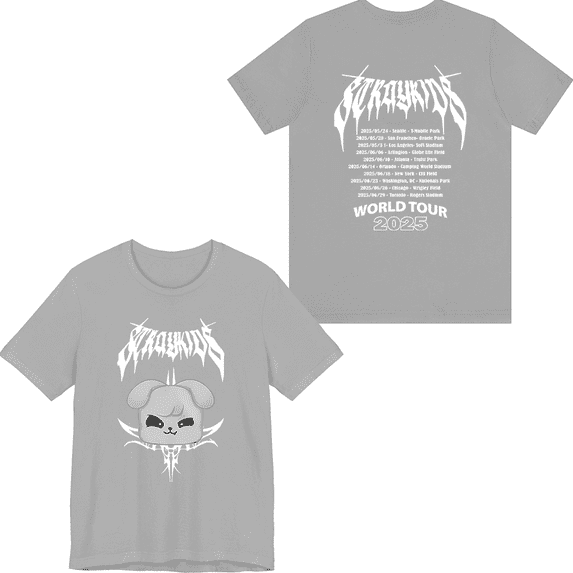 Stray Kids Merch 2025 World Tour Seung Min T-shirt Fashion Men Women Short Sleeve Casual Graphic Tee